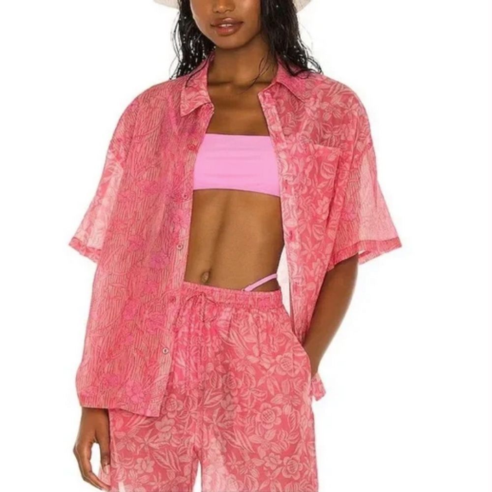 Tell Your Friends Gael Print Boxy Shirt